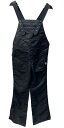【中古】 ボーダーズアットバルコニー BORDERS at BALCONY 22ss ナイロン NYLON サロペット オールインワン OVERALLS 日本製 ワンポイント BLACK 黒 SIZE38 BD2211-3G-31 つなぎ・オーバーオール ロゴ ブラック 104LB-22