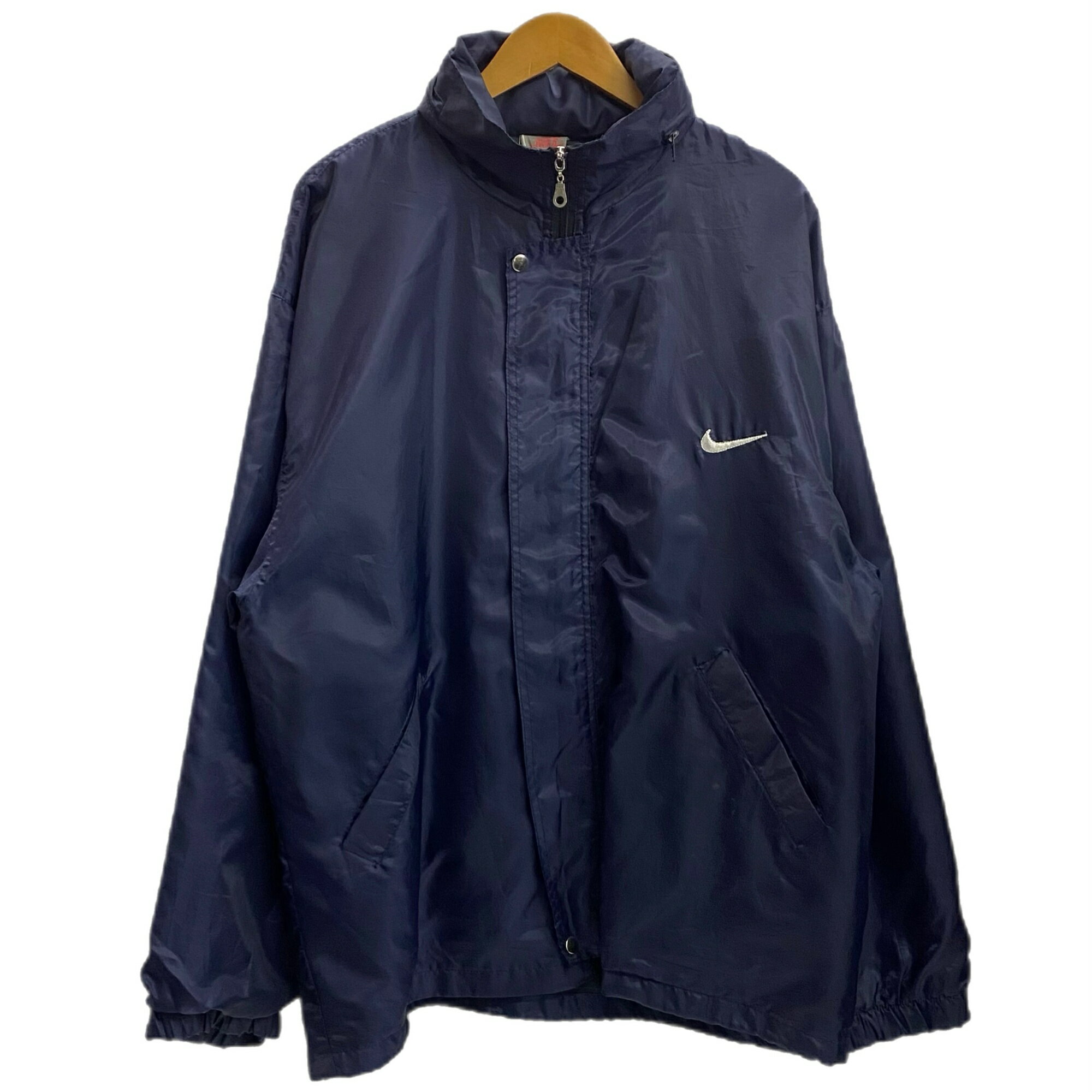 【中古】ナイキ NIKE ナイロン ジャケット ネイビー 201MT-3710