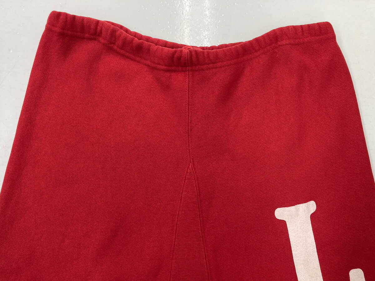 【中古】 チャンピオン Champion 90s 90年代 リバースウィーブ スウェットパンツ USA製 刺繍タグ LAFD Vintage ヴィンテージ 赤 プリント ボトムスその他 レッド Lサイズ 104MB-192
