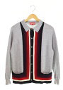 【中古】シュプリーム SUPREME 19ss Corner Stripe Polo コーナー ストライプ ポロシャツ セーター マルチカラー Lサイズ 103MT-2320(4)