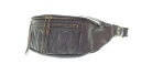 【中古】ウエストライド WESTRIDE RIDING WAIST BAG ライディング ウエストバッグ ボディーバッグ ホースハイド 黒 バッグ メンズバッグ...