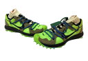 【中古】 ナイキ NIKE 19年製 × OFF WHITE オフホワイト WMNS ZOOM TERRA KIGER 5 ELECTRIC GREEN ズーム...