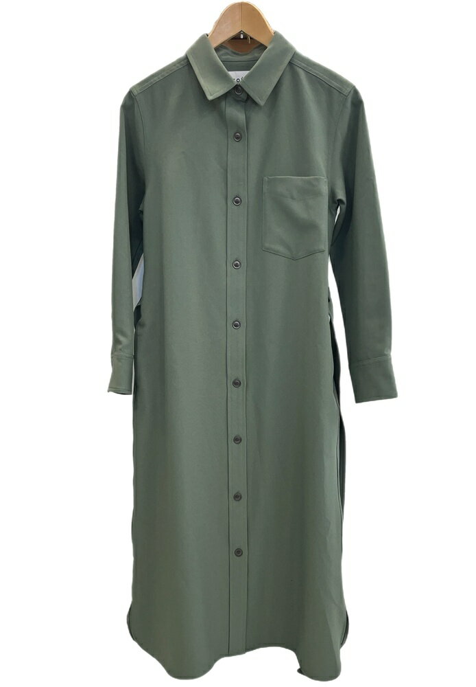 【中古】ソージュ SOÉJU SOEJU Soft Ox Series ソフトオックスシャツワンピース S-00-OP-030 長袖シャツ グリーン SSサイズ XS 101LT-132のサムネイル