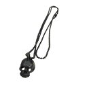 【中古】ナンバーナイン NUMBER (N)INE 06AW NOIR期 スカル ネックレス メンズジュエリー・アクセサリー ネックレス・ペンダント ブラック 201goods-633(4)