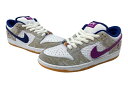 【中古】 ナイキ NIKE 23年製 × RAYSSA LEAL ライッサ レアウ SB DUNK LOW PRM RL ダンク ロー ローカット シューズ 白 紫 FZ5251-001 メンズ靴 スニーカー ホワイト 29cm 104S-870(4)