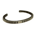 【中古】インディアンジュエリー INDIAN JEWELRY ナバホ族 Delvert Vandever デルバートバンデバー メンズジュエリー・アクセサリー インディアンジュエリー バングル シルバー 201goods-671 VB