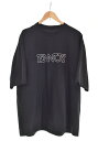 【中古】エンノイプロフェッショナル ENNOY Electric Logo 半袖 エレクトリック ロゴTシャツ S24BRENCT01NTL Tシャツ ブラック LLサイズ 103MT-2624