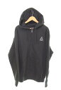 【中古】ハフ HUF Set F/Z Hooded Sweater フーデッド スウェット フルジップ パーカー PF00697 パーカ ブラック Lサイズ 103MT-2685