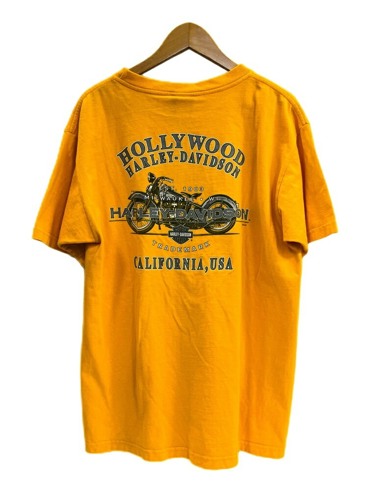 【ハーレーダビッドソン】Tシャツ 前後プリント ビッグサイズ イエロー 3XL 楽天市場】ハーレーダビッドソン Tシャツ(カラーイエロー)の通販
