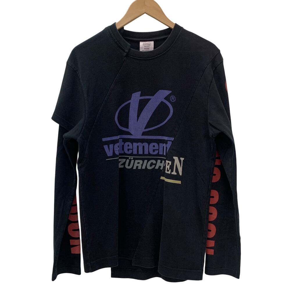 VETEMENTS l Printed コットン 長袖Tシャツ 人気 楽天市場】vetements(長さ(袖)長袖)(Tシャツ・カットソー