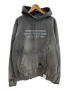 【中古】ネイバーフッド NEIGHBORHOOD avage Sweatparka 伊勢丹限定 サベージスウェットパーカ パーカー ヴィンテージ加工 ダメージ加工 2320KNH-CSM02S パーカ グレー Lサイズ 101MT-4550