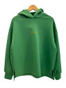 【中古】クルニ CULLNI Logo Embroidery Hoodie ロゴ エンブロイダリー フーディ 刺繍 緑 23-SS-007 表記サイズ1 パーカ グリーン 101MT-4552