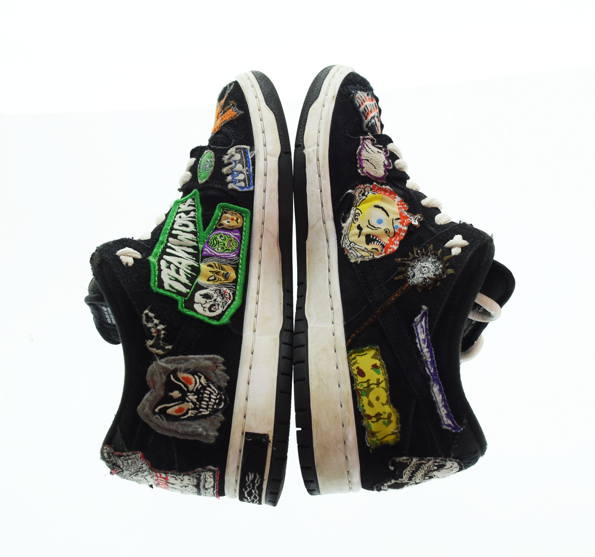 【中古】ナイキ NIKE × ネック・フェイス Neck face SB Dunk Low SB ダンク ロー QS DQ4488-001 メンズ靴 スニーカー ブラック 25.5cm 103S-1074