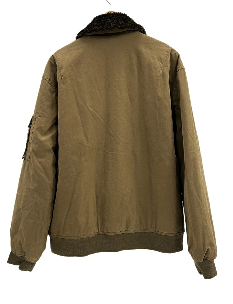 【中古】ステューシー STUSSY フライトジャケット ミリタリージャケット Vintage ヴィンテージ ジャケット カーキ Mサイズ 101MT-4631
