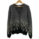 【中古】ラディアル RADIALL 21AW SLOWBURN CARDIGAN SWEATER モヘア RAD-21AW-KNIT001 カーディガン グレー Mサイズ 201MT-4118