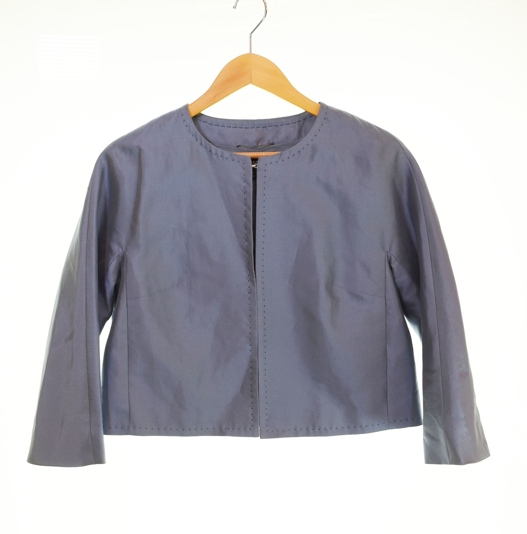 【中古】マックスマーラ Max Mara WEEK END マックスマーラウィークエンド DORESS 結婚式 パーティ ジャケット ワンピース セット ワンピース ブルー 42 103LT-124