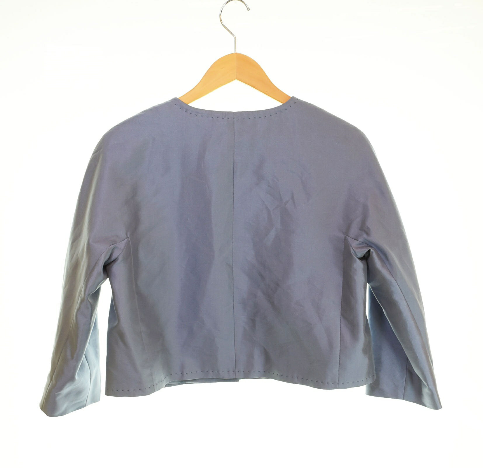 【中古】マックスマーラ Max Mara WEEK END マックスマーラウィークエンド DORESS 結婚式 パーティ ジャケット ワンピース セット ワンピース ブルー 42 103LT-124