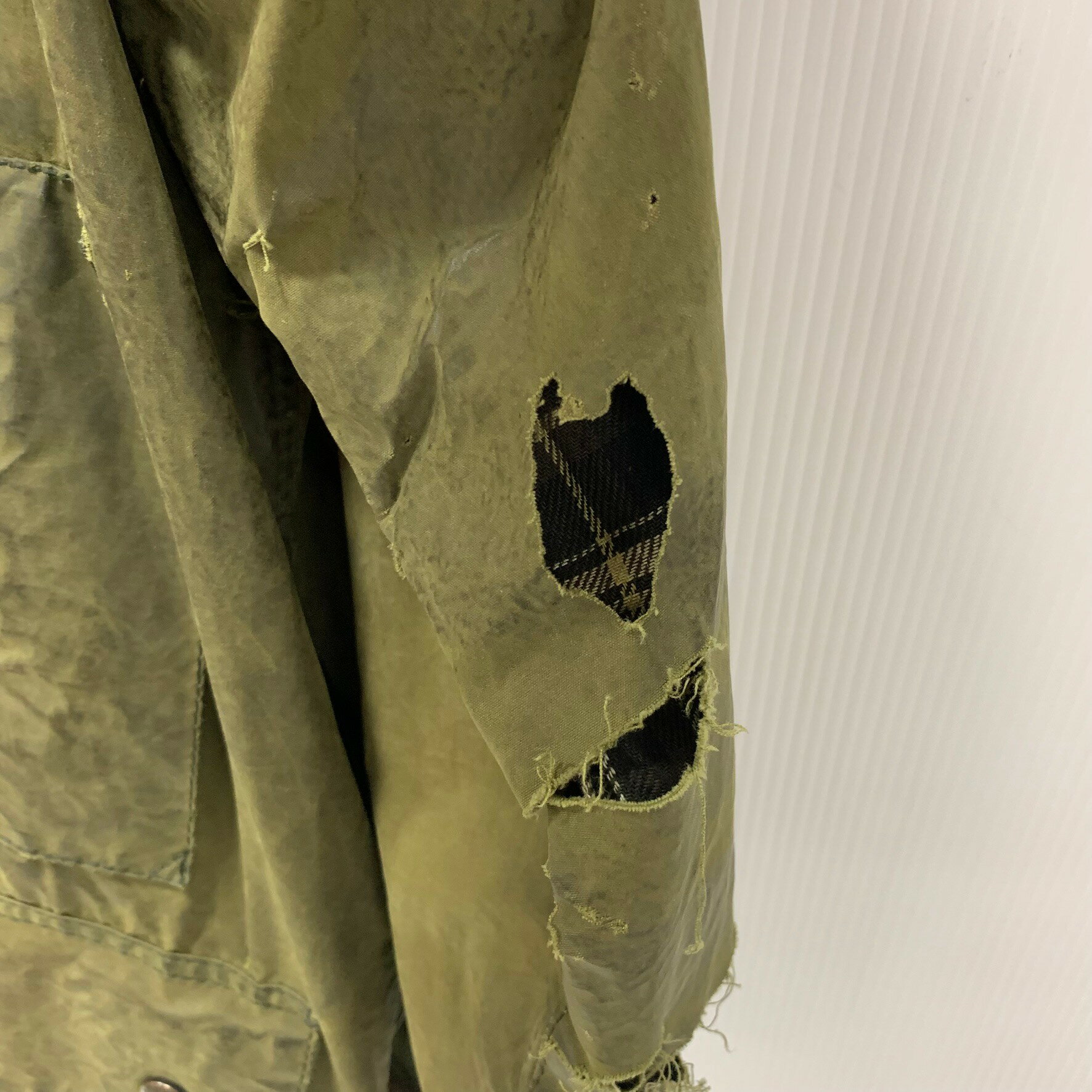 【中古】バブアー BARBOUR ビューフォート Beaufort ジャケット グリーン 201MT-4452