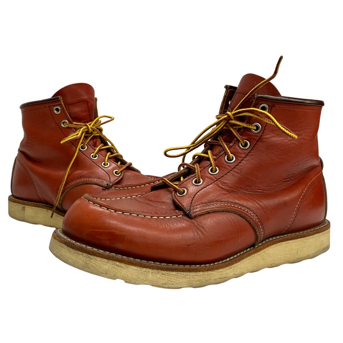 【中古】レッドウィング RED WING 6-inch Classic Moc USA製 8875 メンズ靴 ブーツ ワーク ブラウン 25.5cmサイズ 201-shoes1502 VB