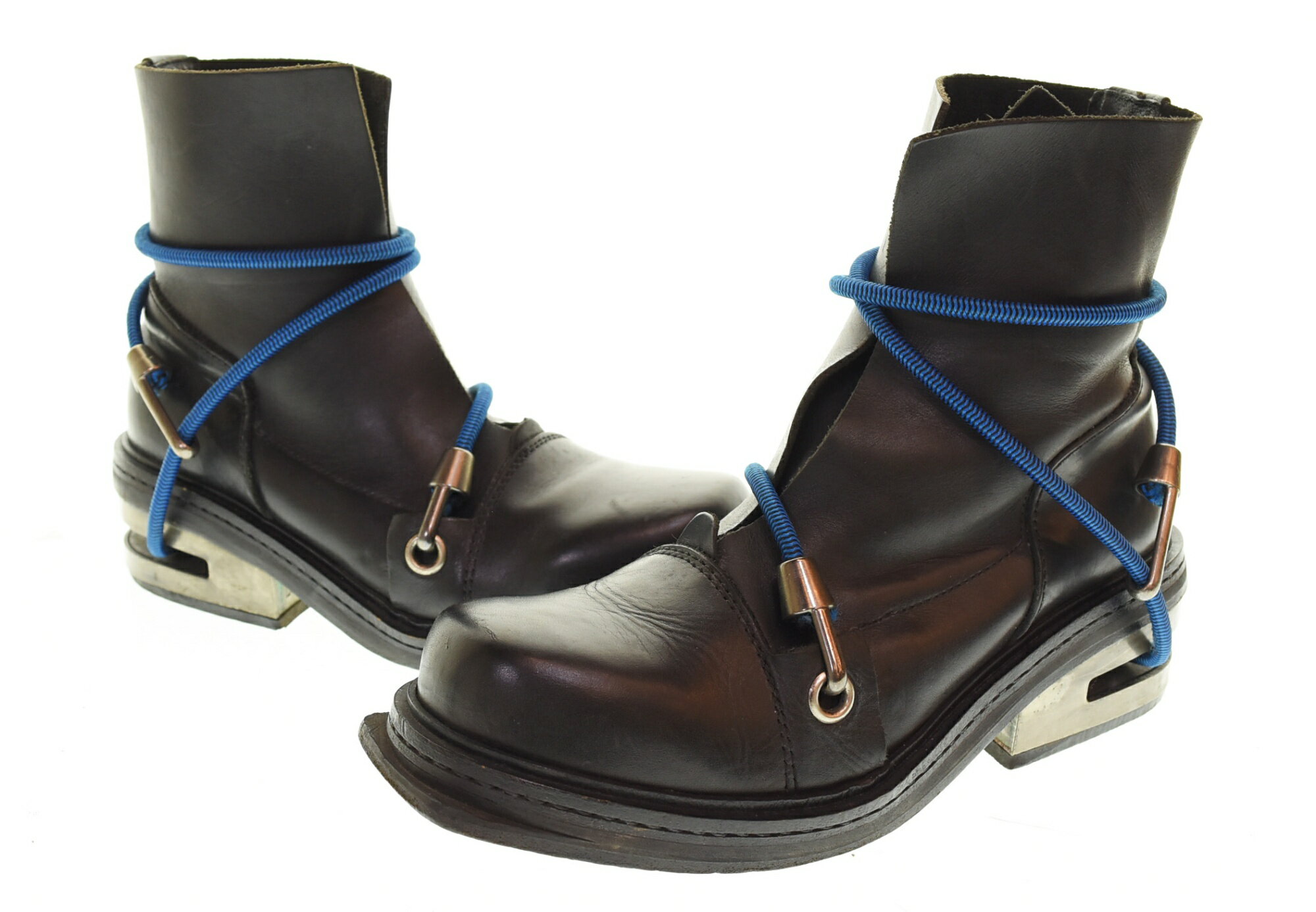 ダークビッケンバーグ　希少　ベルクロブーツ　赤 DIRK BIKKEMBERGS(ダークビッケンバーグ) / ベルクロブーツ