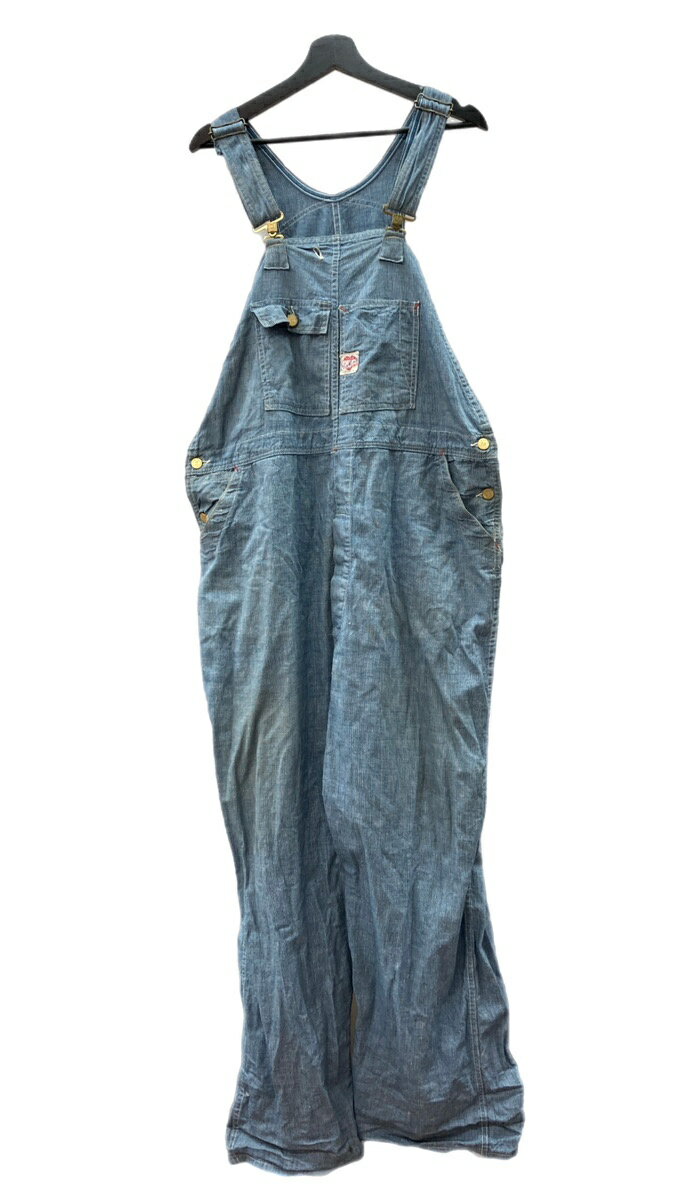 【中古】 カーハート Carhartt 40s 40年代 ハートタグ ピンストライプ ヴィンテージ Pin Stripe Overall Vintage ストライプ つなぎ・オーバーオール ブルー サイズ不明 104MB-362