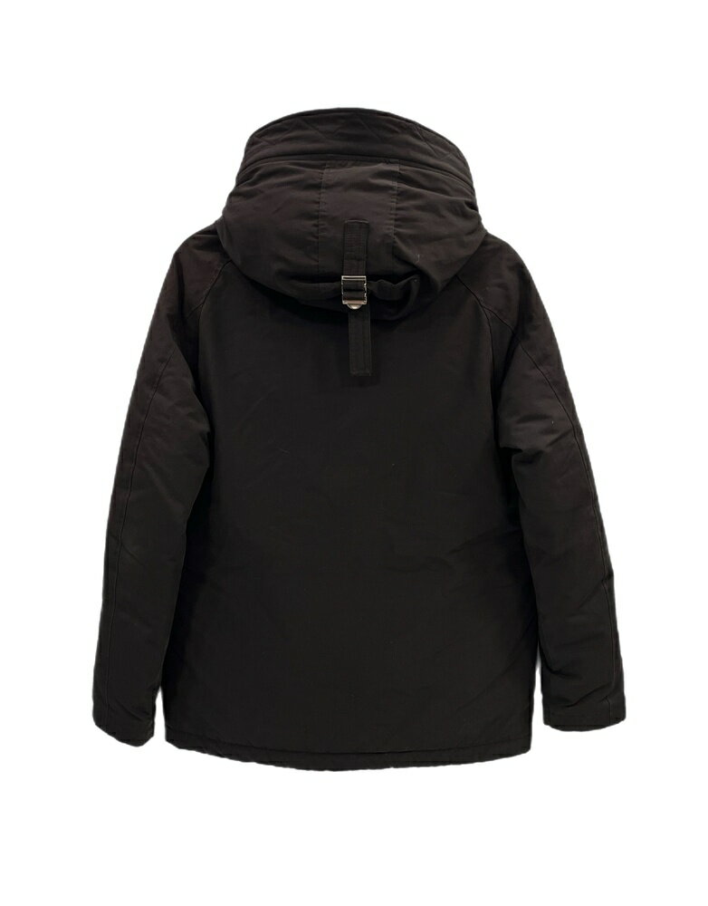 【中古】ショット SCHOTT SNORKEL DOWN PARKA シュノーケルダウンダウンジャケット 黒 ファー部分欠品 ジャケット ブラック Sサイズ 101MT-5374