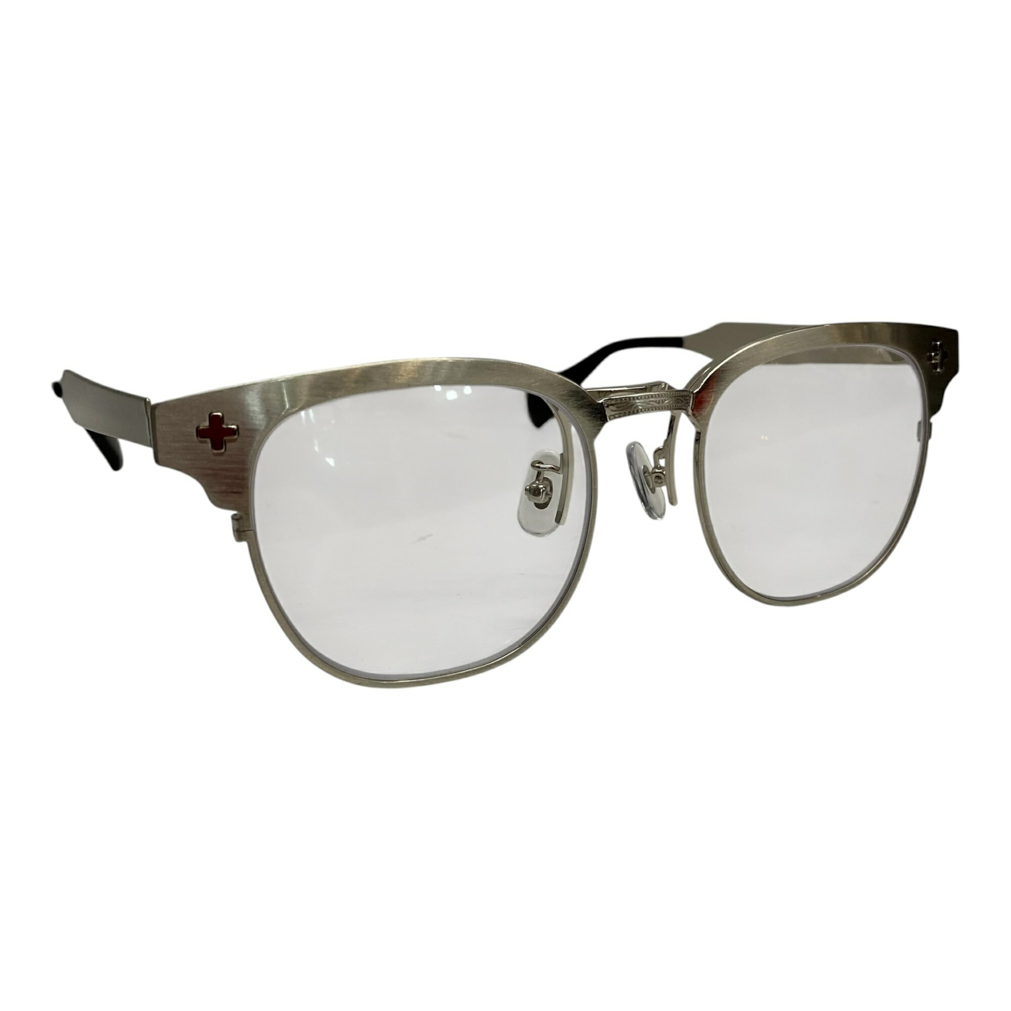 DIOR - 【中古】フォアモストガーメンツ FOREMOST GARMENTS Flip Up 3rd Modelフリップアップ式 ステンレス 眼鏡・サングラス 眼鏡 シルバー 201goods-975 VB