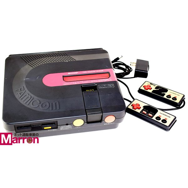 中古 中古 Fc ファミコン ツインファミコン本体 黒 An 500b 互換機 Acアダプタ付 買取 Marronレトロゲーム 買取マロン