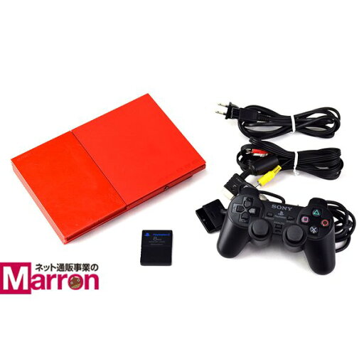 【中古】 PS2 シナバーレッド SCPH-90000CR 本体 コントローラー(色ランダム) ケーブル付 メモリーカード付き PlayStation2 【中古】 PS2 シナバーレッド SCPH-90000CR 本体 コントローラー(色ランダム) ケーブル付 メモリーカード付き PlayStation2