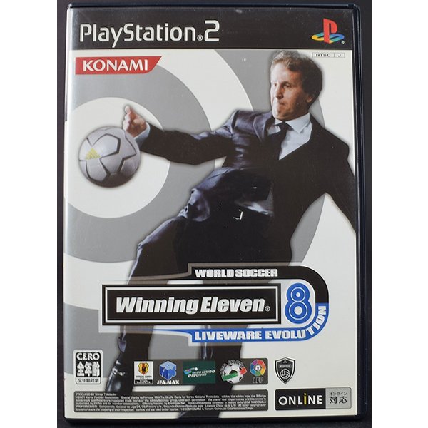 【中古】PS2 ワールドサッカー ウイニングイレブン8 ライブウエアエヴォリューション ケース・説明書付 プレステ2 ソフト