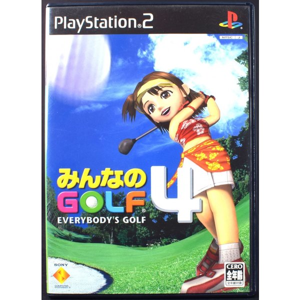 【中古】PS2 みんなのゴルフ4 ケース・説明書付 プレステ2 ソフト
