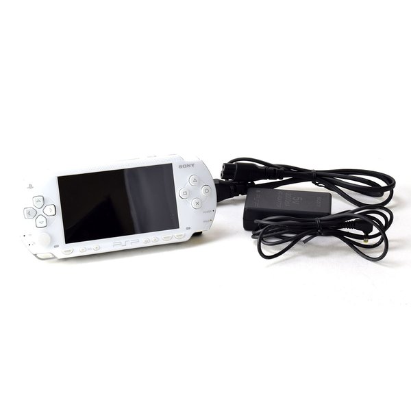 【中古】 PSP 本体 セラミック ホワイト 白 充電器付 プレイステーションポータブル PSP-1000