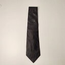 【中古】 DOLCE&GABBANA ドルチェ&ガッバーナ ネクタイ ブラック 黒 男性 メンズ シルク100% スーツ用ファッション ファッション小物 (CZ21)
