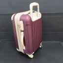 【中古】 グリフィンランド GRIFFIN LAND キャリーケース Sサイズ あずき ワインレッド スーツケース スタイリッシュ 拡張機能付きジッパータイプ ...