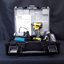 【中古】 ★美品★ makita マキタ 充電式インパクトドライバ TD173DGXFY イエロー 黄 DIY 18V6Ah バッテリ2本・充電器・ケース付 (...