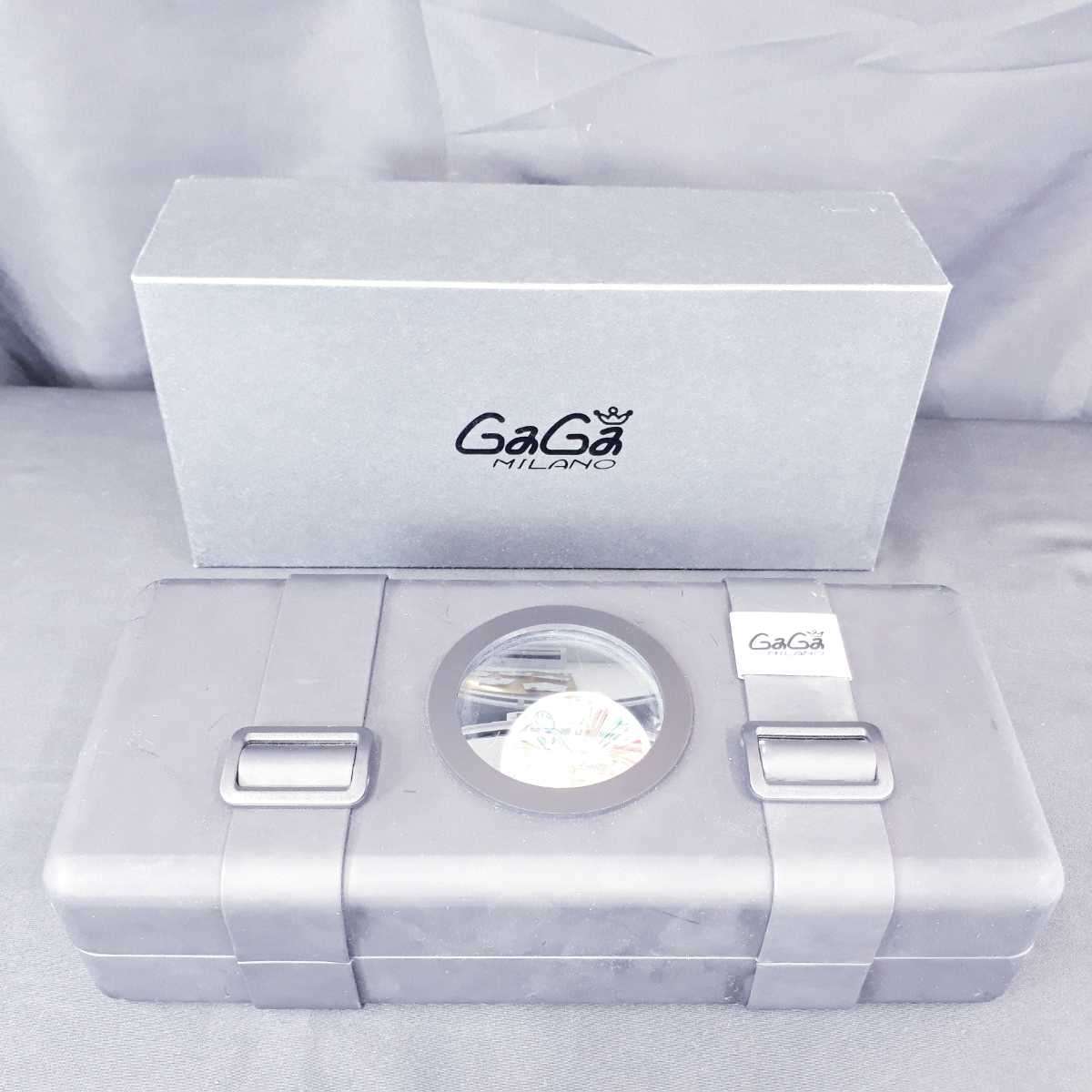 【中古】 GAGAMILANO MANUALE 48MM マヌアーレ 5210 MIR.02GRY (BN6)