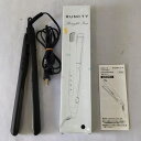 【中古】 ウイングル RUNCTY ヘアアイロン ストレートアイロン ZF-05 ブラック 黒 ヘアケア 軽量 マイナスイオン 170℃−230℃ 約280g ...