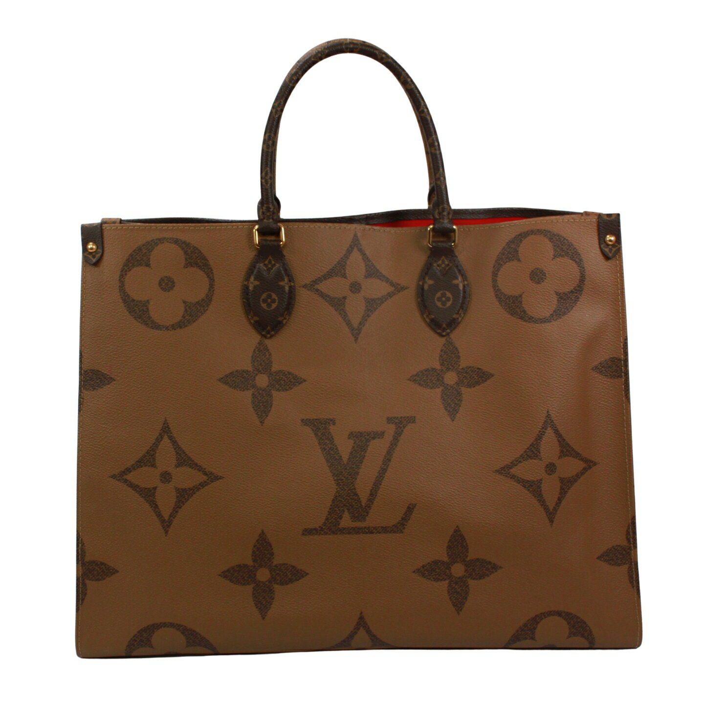 LOUIS VUITTON ルイ・ヴィトン オンザゴーGM モノグラム・リバース M45320 トートバッグ モノグラムキャンバス ブラウン/ベージュ レディース