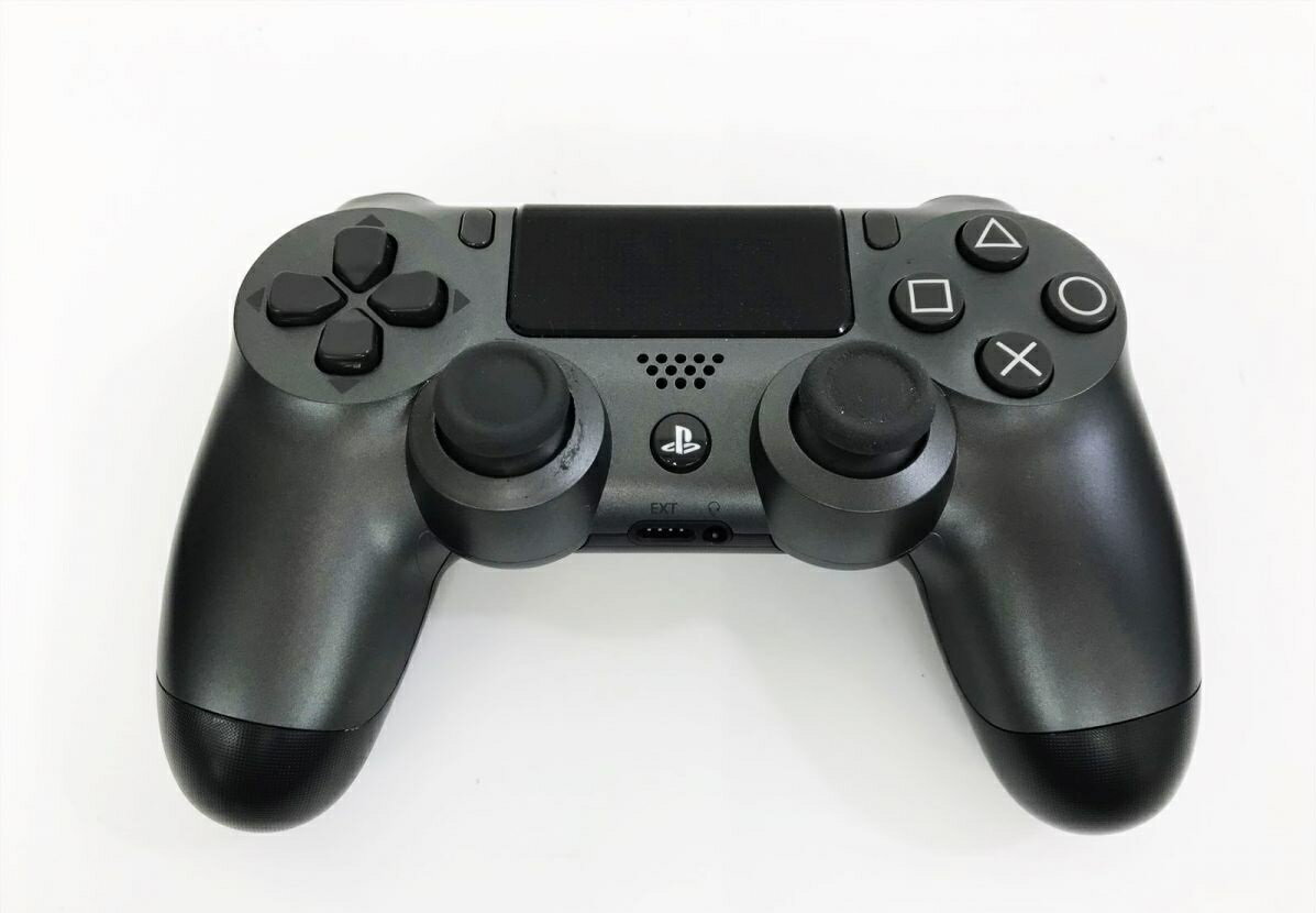 【訳あり】【送料無料】【中古】PS4 PlayStation 4 ワイヤレスコントローラー (DUALSHOCK 4) スチール・ブラック CUH-ZCT2J21