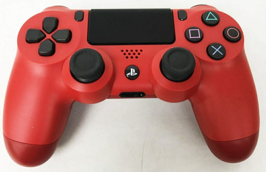 【訳あり】【送料無料】【中古】PS4 PlayStation 4 ワイヤレスコントローラー (DUALSHOCK 4) マグマ・レッド (CUH-ZCT2J11)