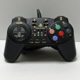 【送料無料】【中古】PS プレイステーション ファイティングコマンダー 10B Black コントローラー プレステ ホリ ブラック