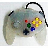 【訳あり】【送料無料】【中古】N64 任天堂64 ホリパッドミニ64 スノーホワイト コントローラー