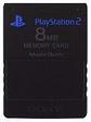 【送料無料】【新品】PS2 プレイステーション2 PlayStation 2専用メモリーカード(8MB) 本体 ソニー