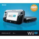 【訳あり】【送料無料】【中古】Wii U プレミアムセット kuro クロ 黒 任天堂 本体 すぐに ...