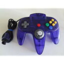 【送料無料】【中古】N64 任天堂64 コントローラーBros.ミッドナイトブルー ブロス