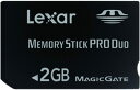 【送料無料】【中古】PSP Lexar メモリースティックプロデュオ ゲームエディション アダプタ無 2GB MSDP2GB-840 (箱付き)