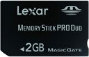 【送料無料】【中古】PSP Lexar メモリースティックプロデュオ ゲームエディション アダプタ無 2GB MSDP2GB-840 （箱付き）