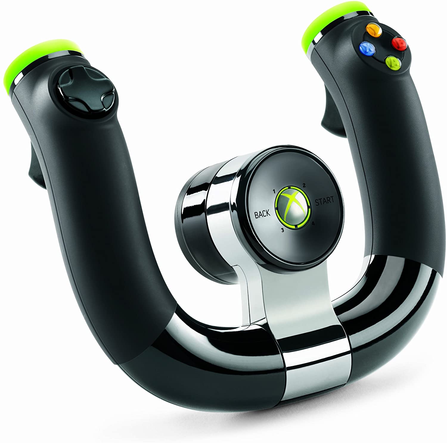 【送料無料】【中古】Xbox 360 ワイヤレス スピード ホイール コントローラー ハンドル(箱説付き)
