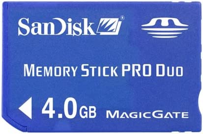 【送料無料】【中古】PSP SanDisk SDMSPD-4096-J60 メモリースティック PRODuo 4.0GB ブルー