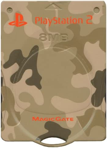 【訳あり】【送料無料】【中古】PS2 プレイステーション2 PlayStation2専用 デザートペイント MEMORY CARD 迷彩